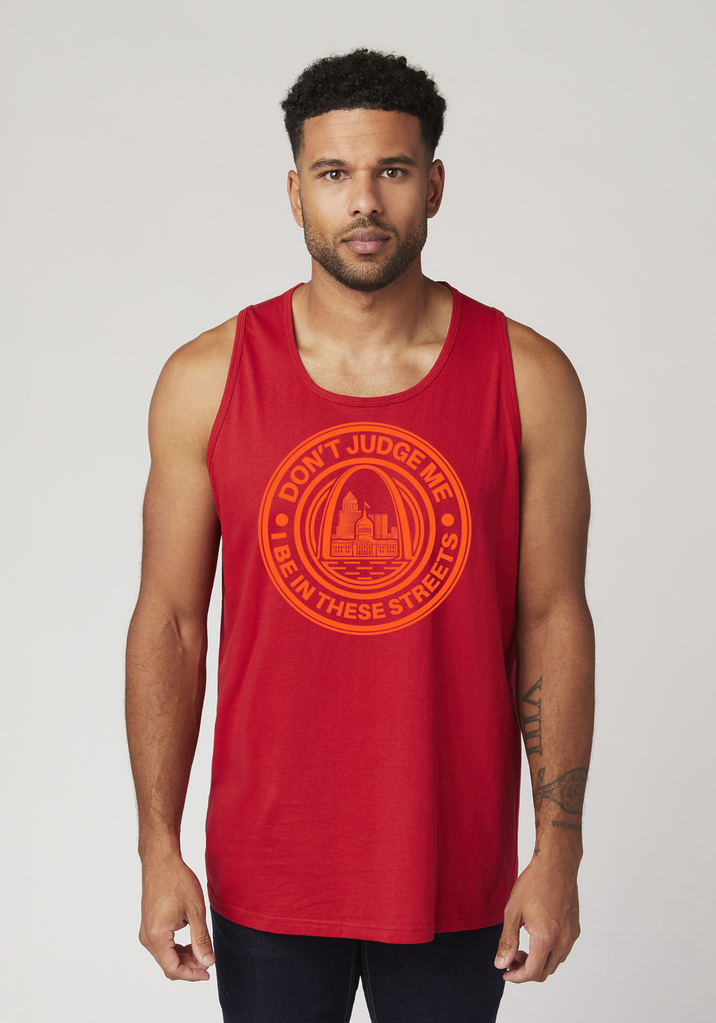 Red Men's Tank Top - The Lou