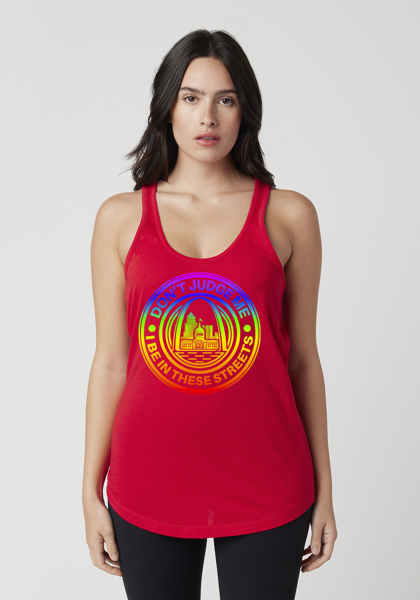 Red Women's Racerback Tank - The Lou