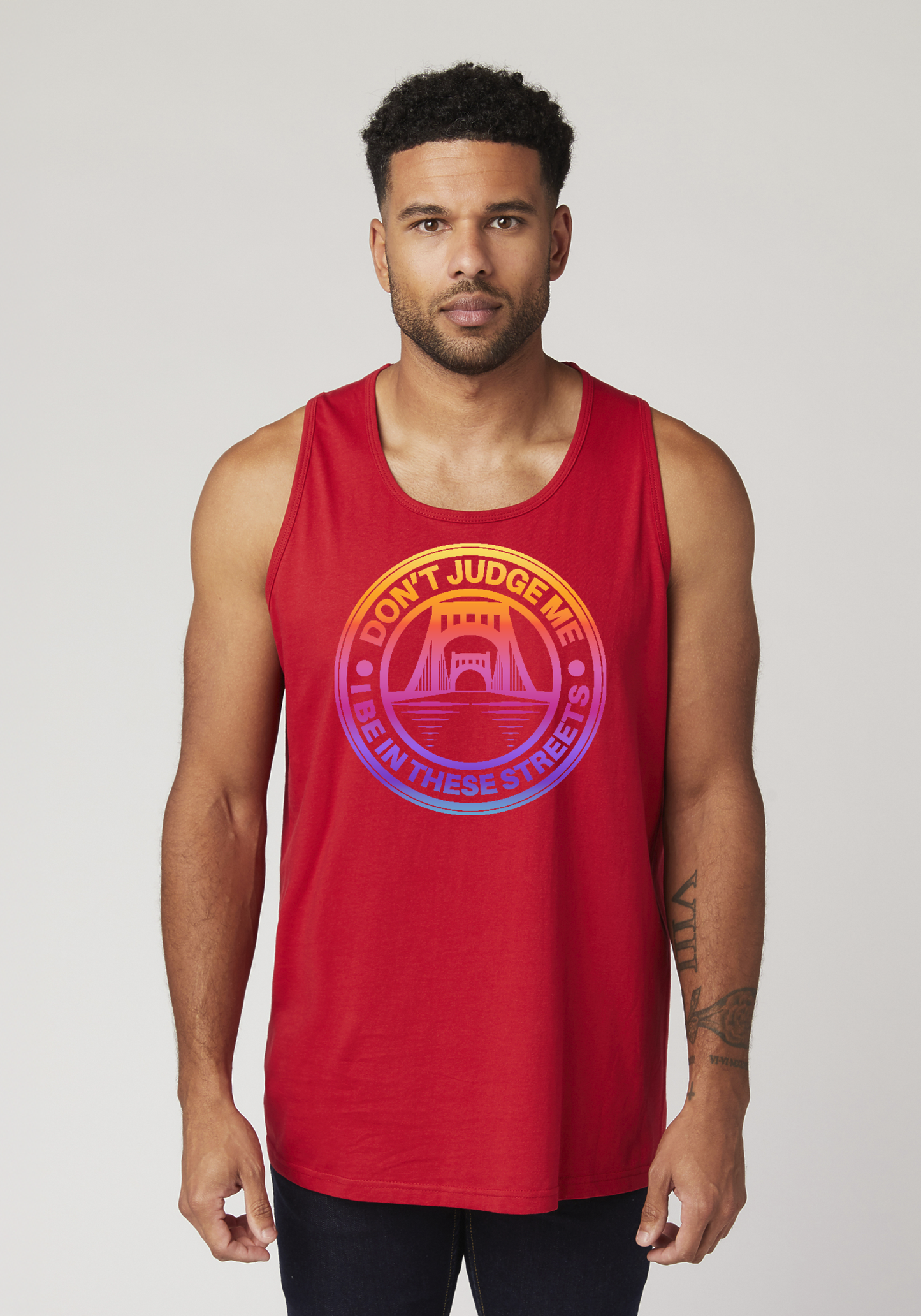 Red Men's Tank Top - The Capital