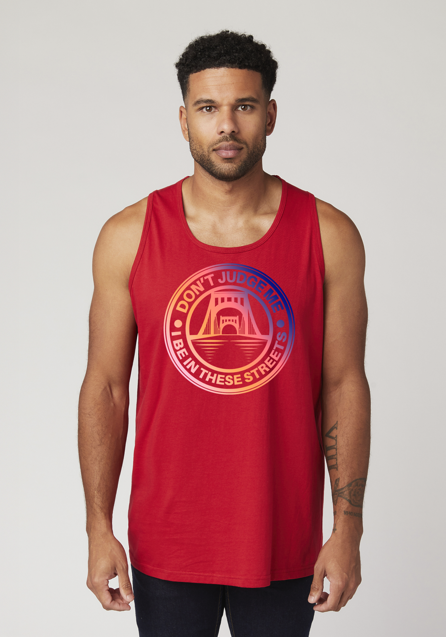 Red Men's Tank Top - The Capital
