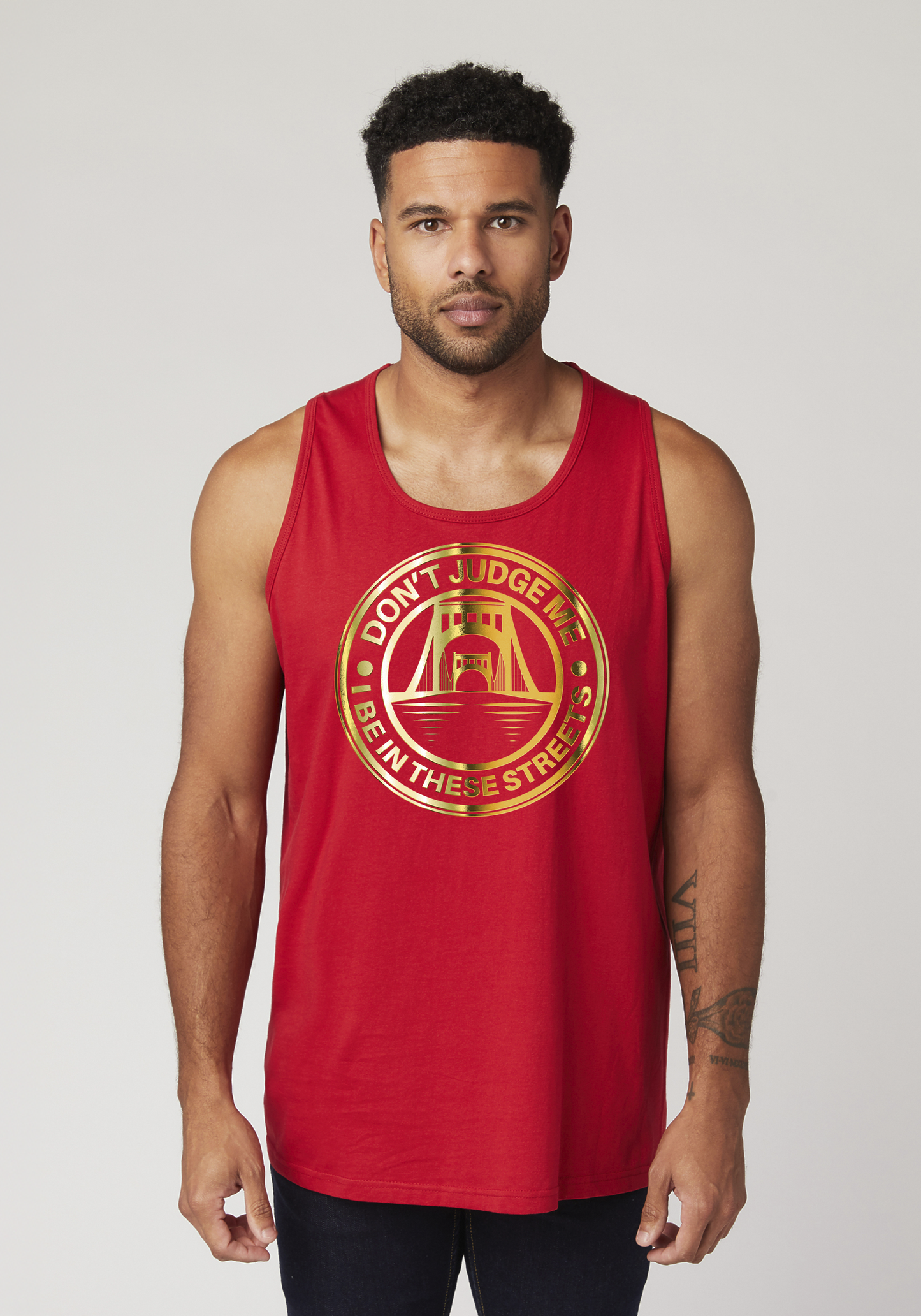 Red Men's Tank Top - The Capital