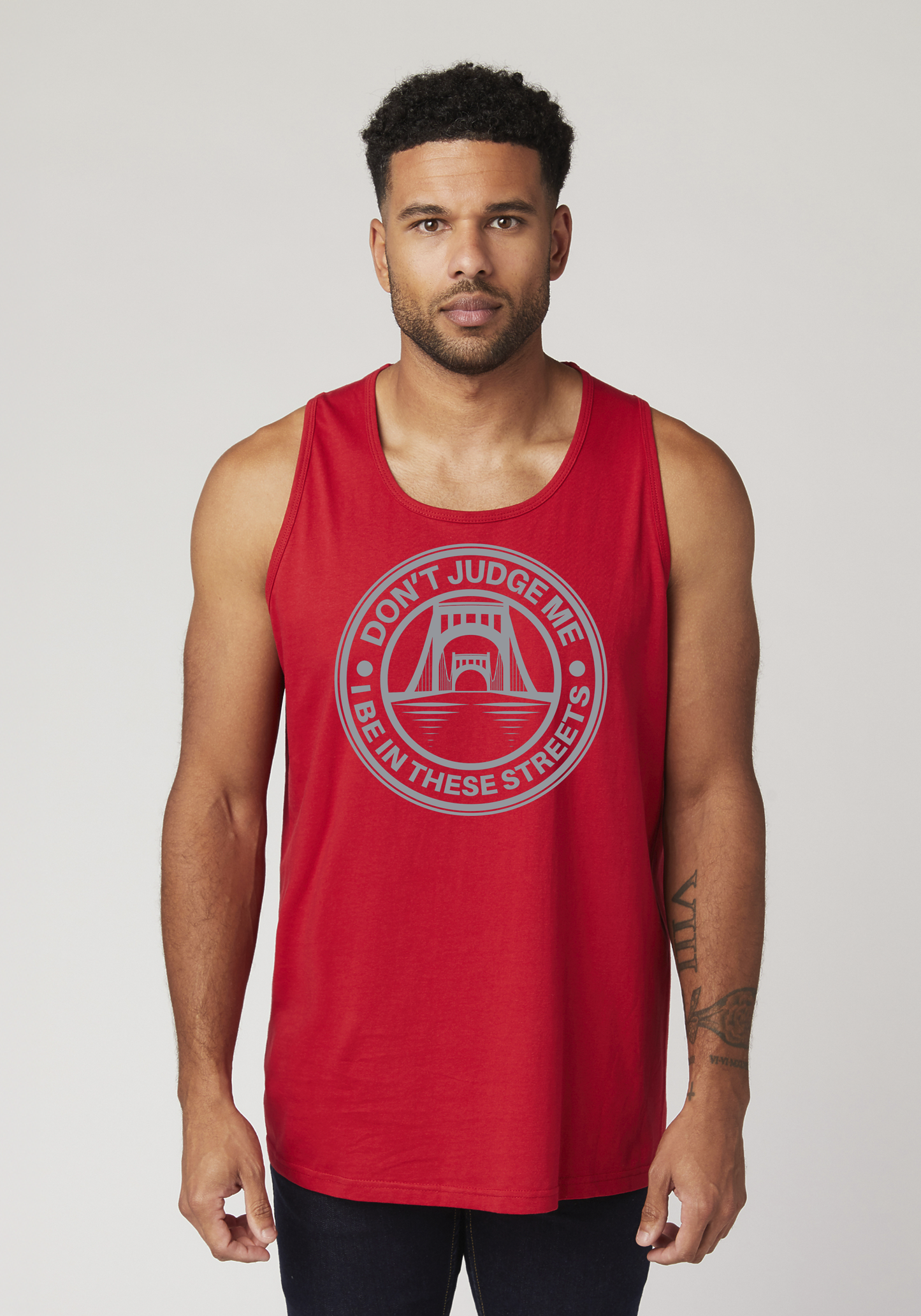 Red Men's Tank Top - The Capital