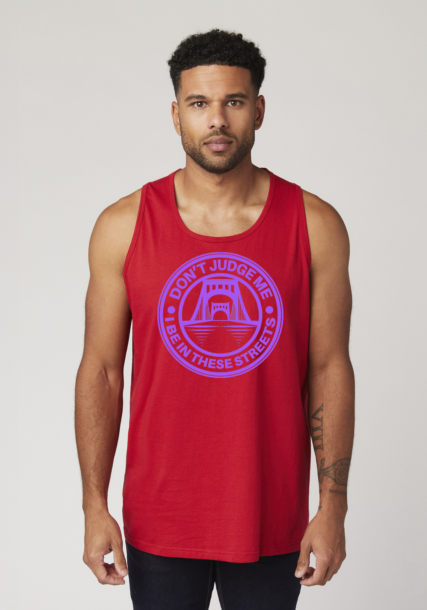 Red Men's Tank Top - The Capital