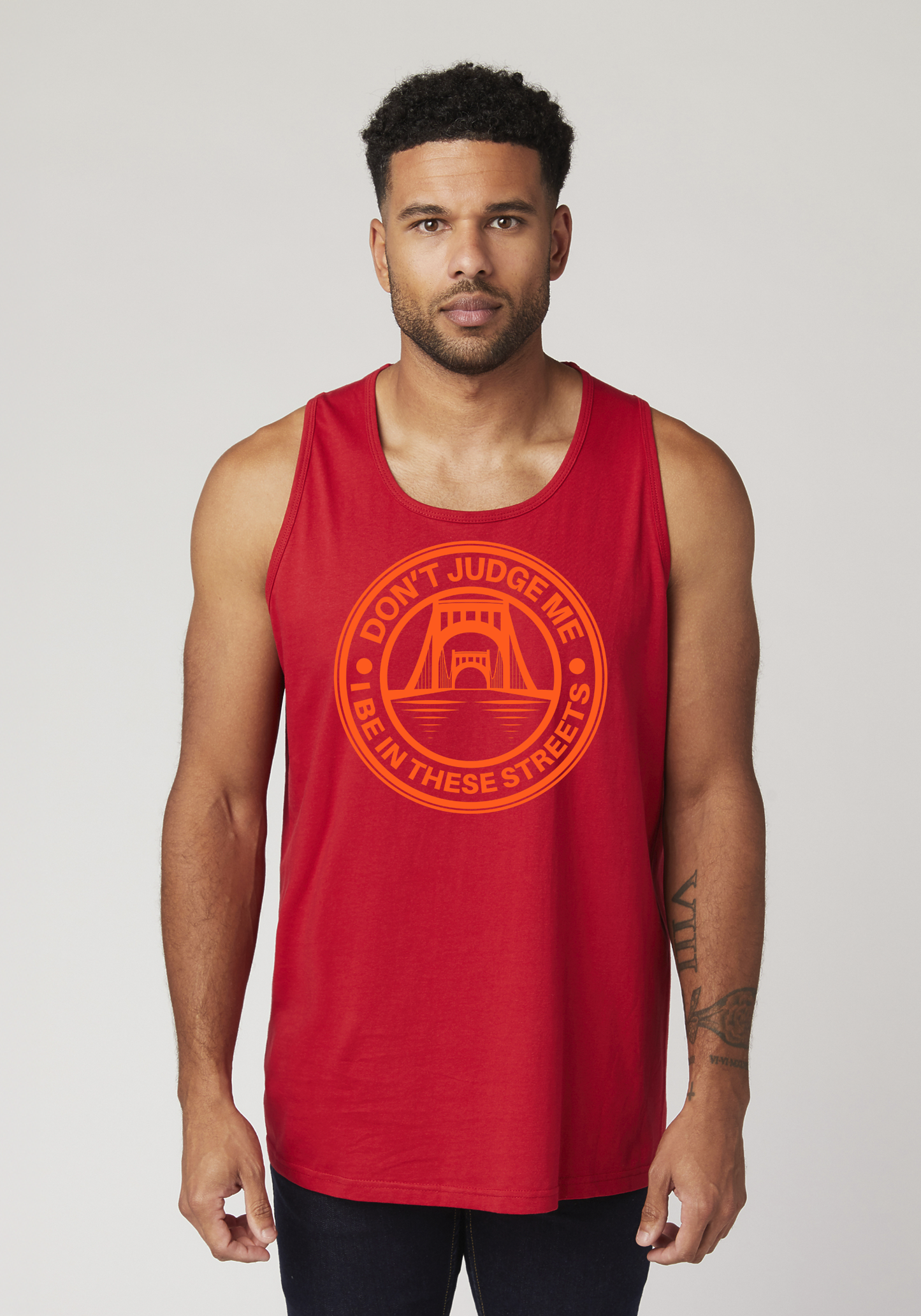 Red Men's Tank Top - The Capital