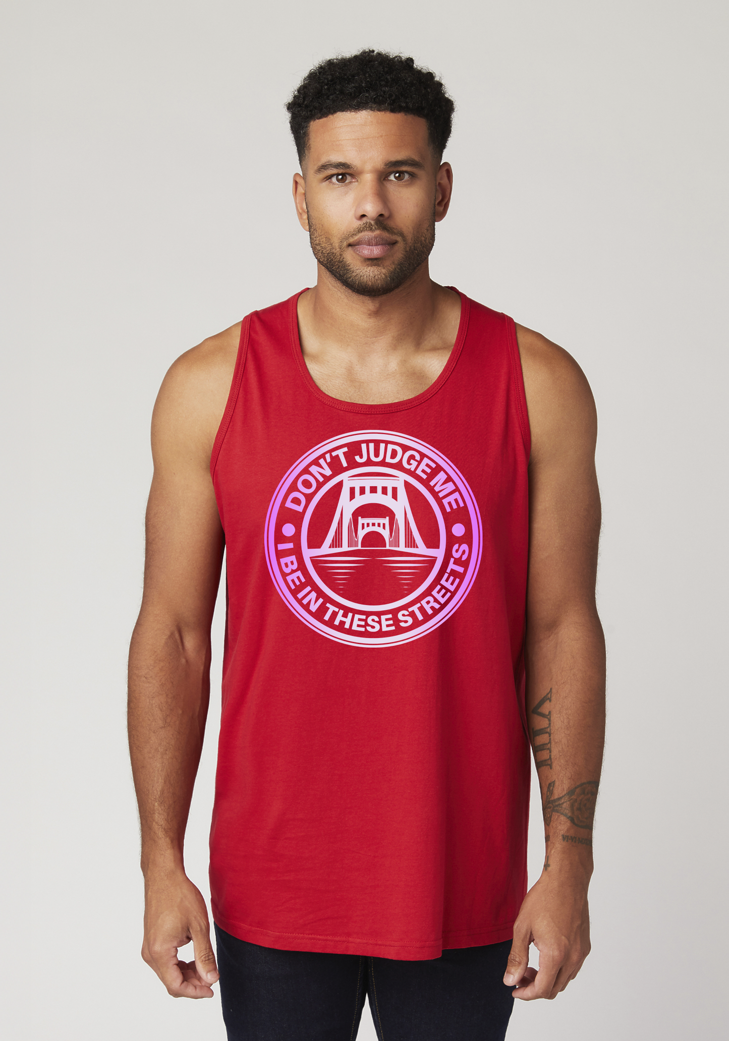 Red Men's Tank Top - The Capital