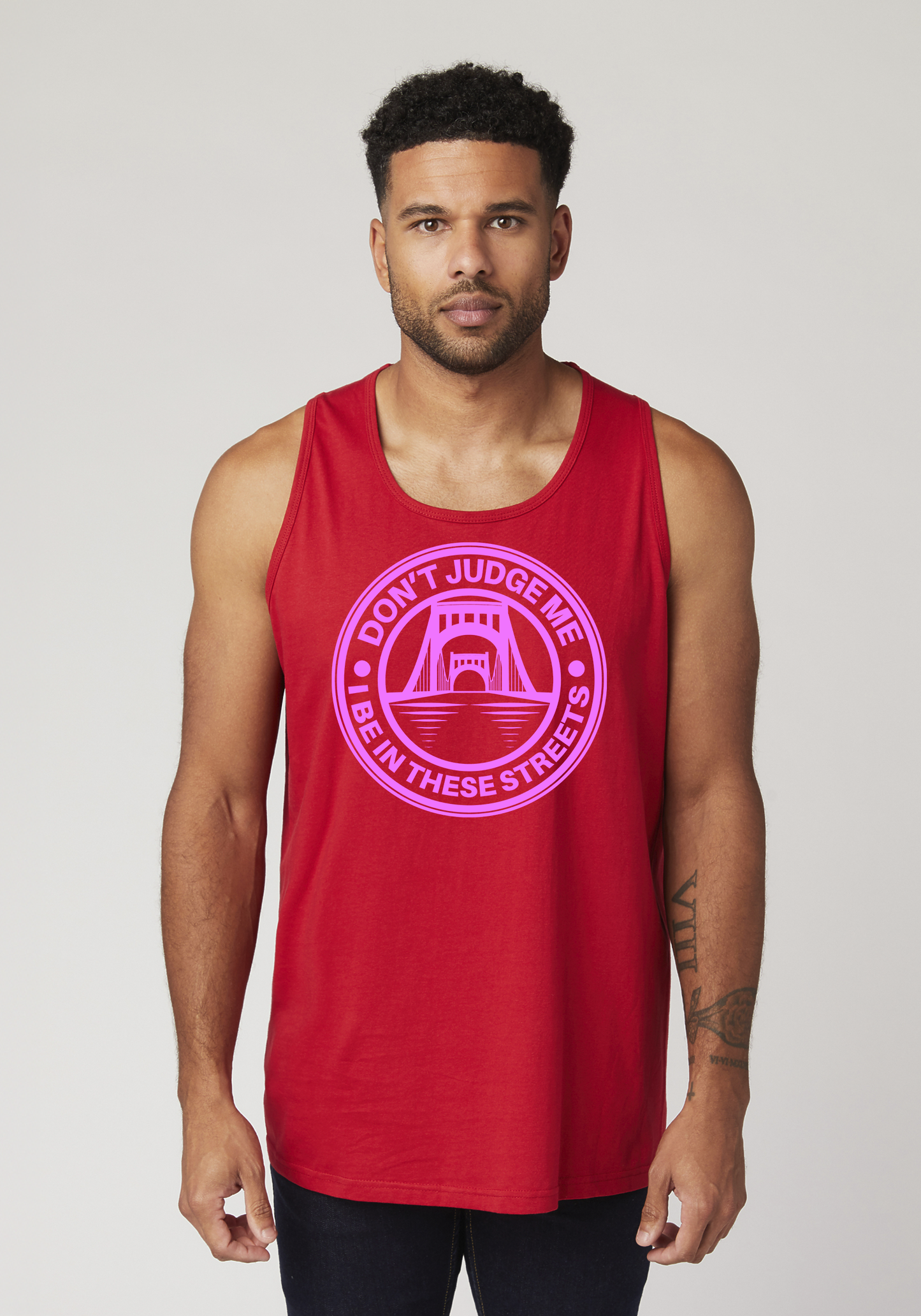 Red Men's Tank Top - The Capital