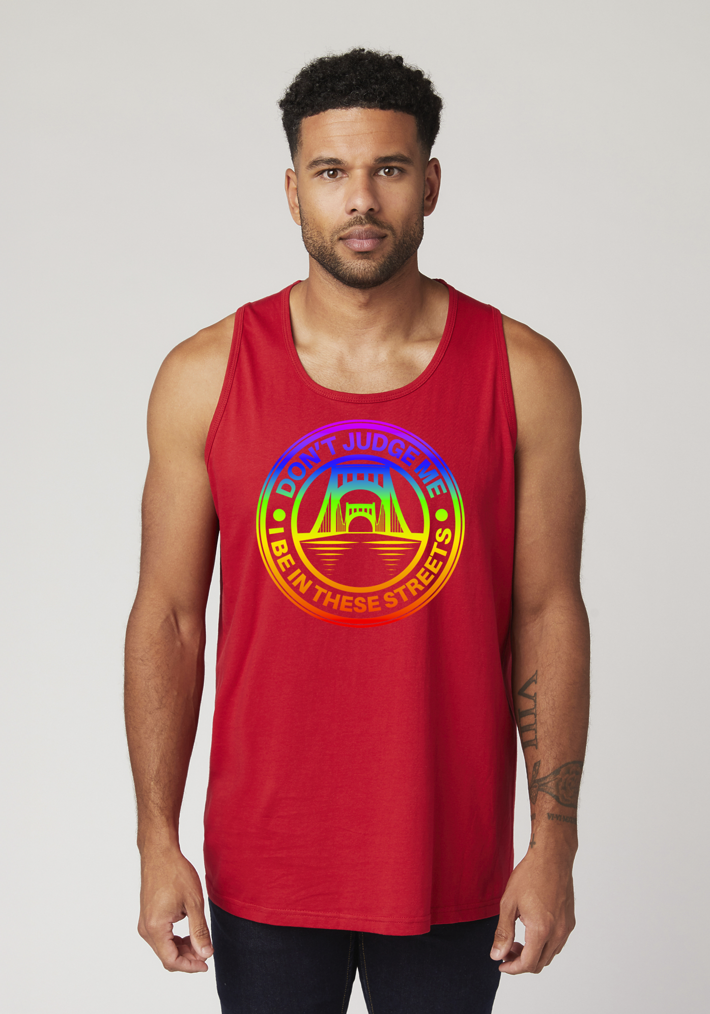 Red Men's Tank Top - The Capital