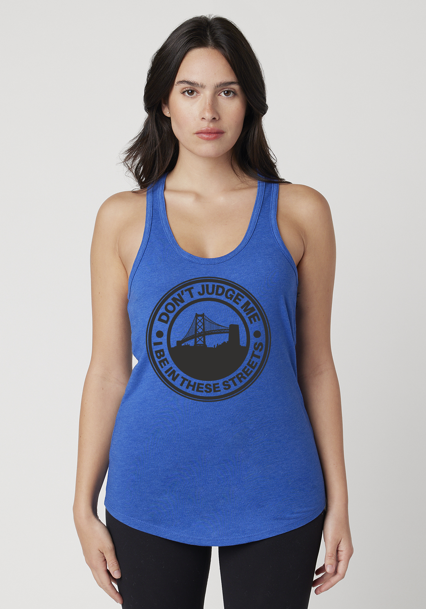 Royal Heather Women's Racerback Tank - The Town