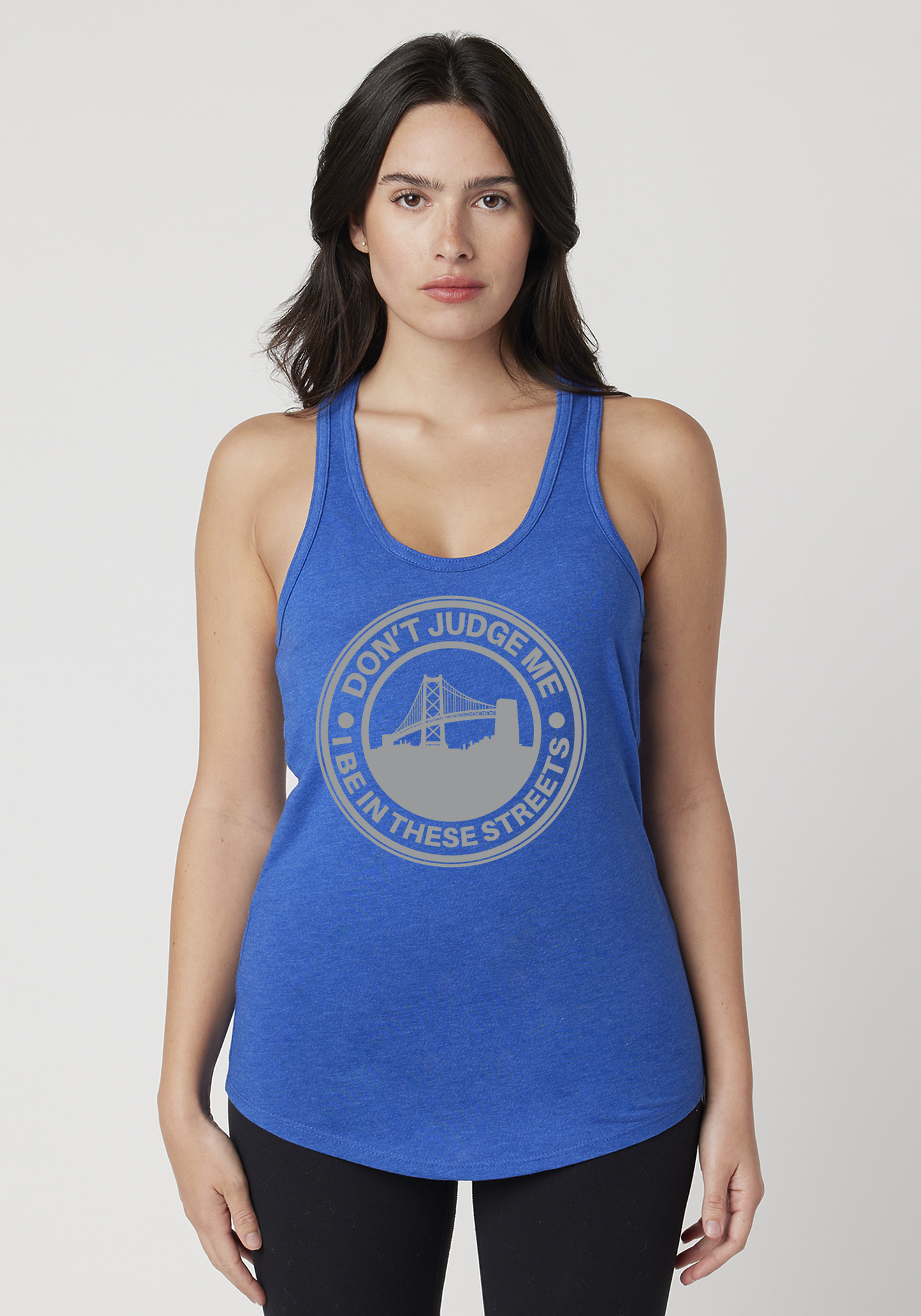 Royal Heather Women's Racerback Tank - The Town