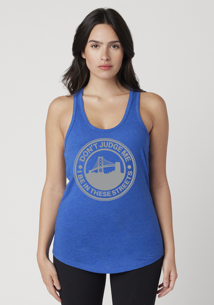 Royal Heather Women's Racerback Tank - The Town