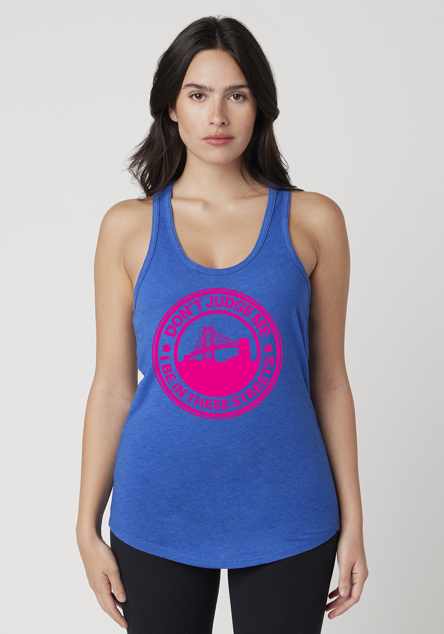 Royal Heather Women's Racerback Tank - The Town