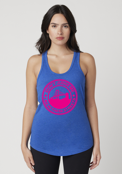 Royal Heather Women's Racerback Tank - The Town