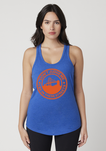 Royal Heather Women's Racerback Tank - The Town