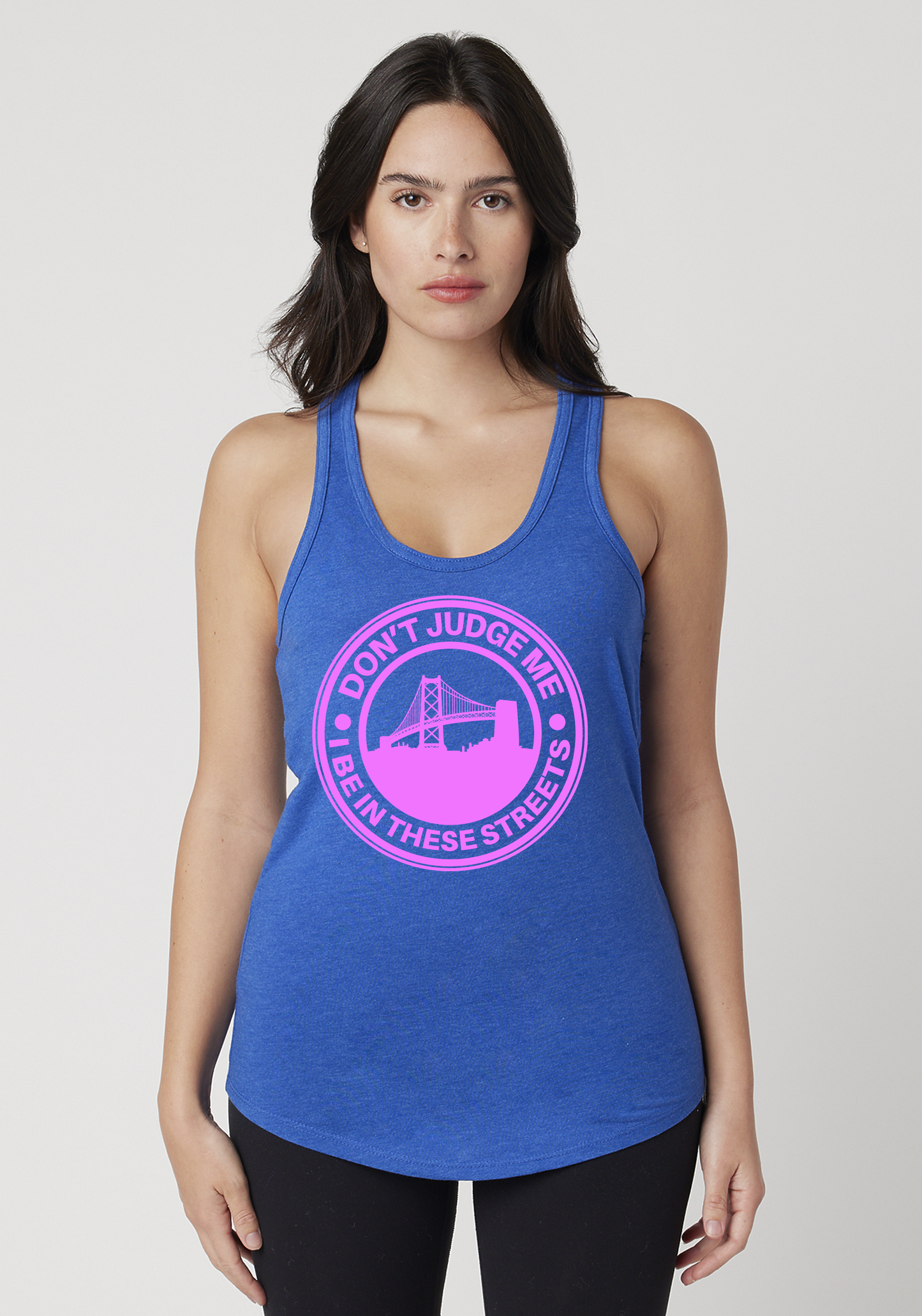 Royal Heather Women's Racerback Tank - The Town