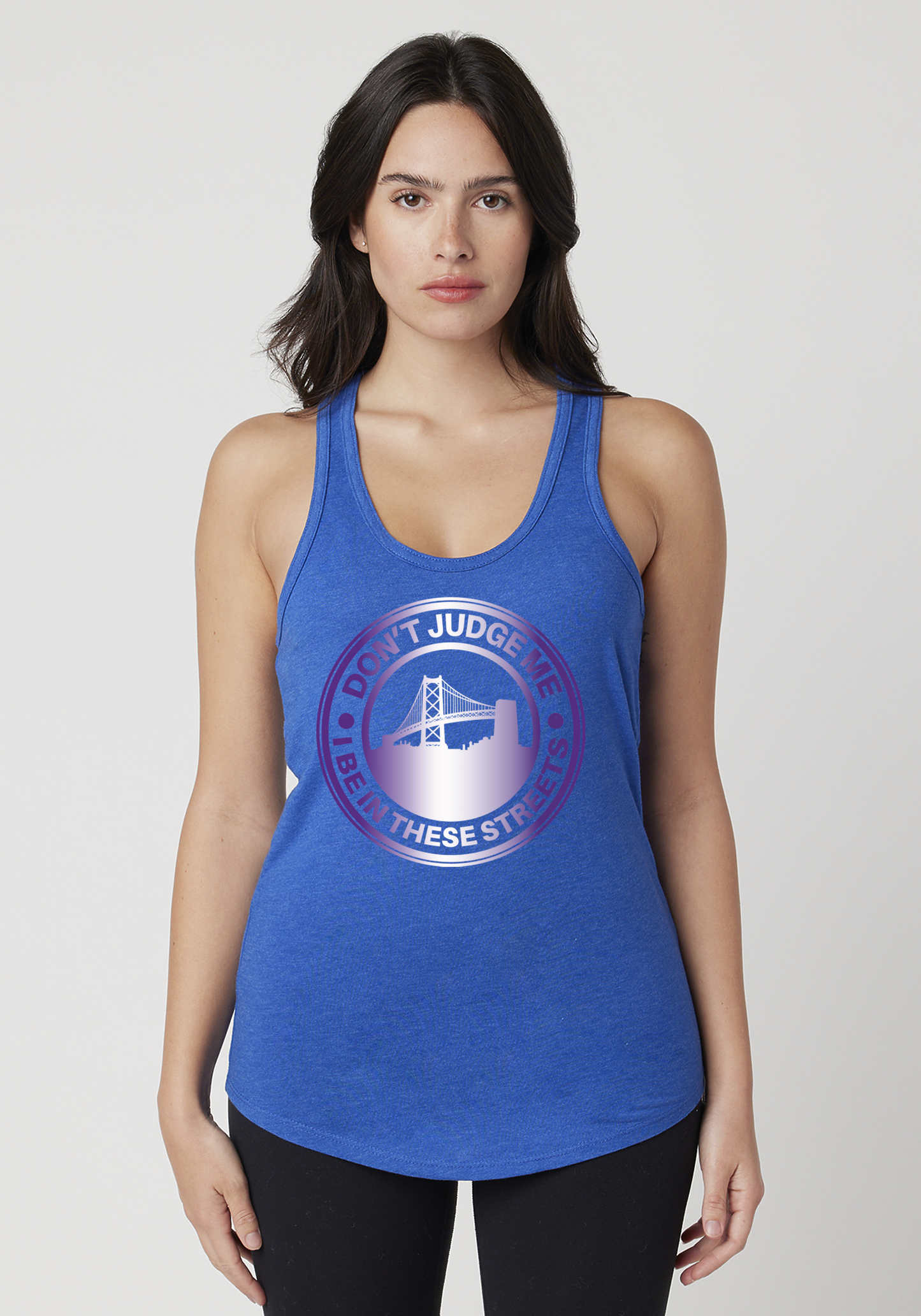 Royal Heather Women's Racerback Tank - The Town