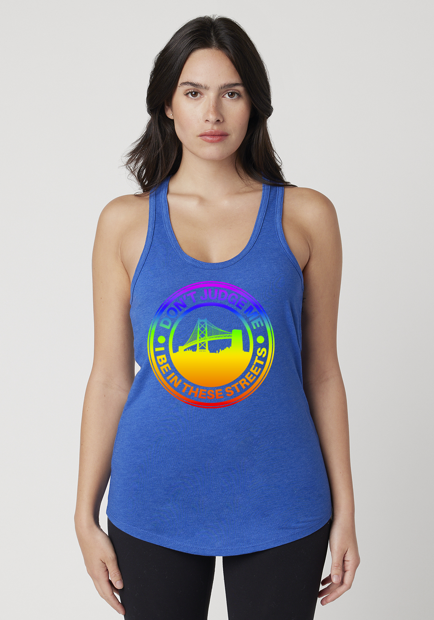 Royal Heather Women's Racerback Tank - The Town