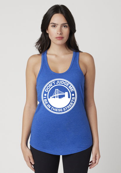 Royal Heather Women's Racerback Tank - The Town