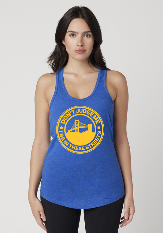 Royal Heather Women's Racerback Tank - The Town