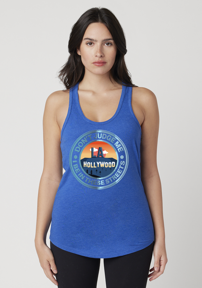Royal Heather Women's Racerback Tank - Hollywood