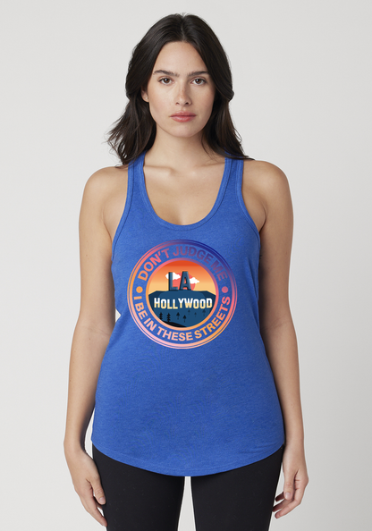 Royal Heather Women's Racerback Tank - Hollywood