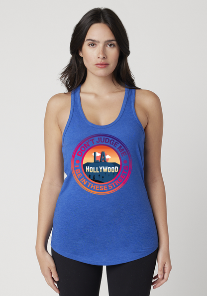 Royal Heather Women's Racerback Tank - Hollywood