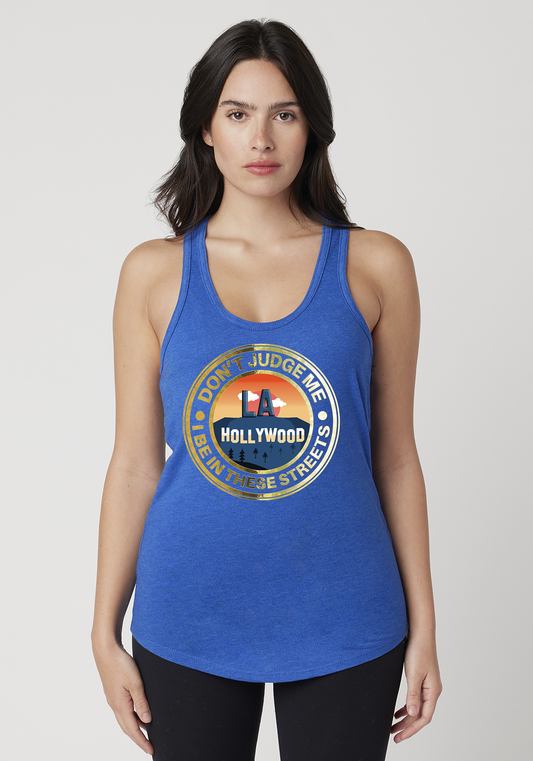 Royal Heather Women's Racerback Tank - Hollywood