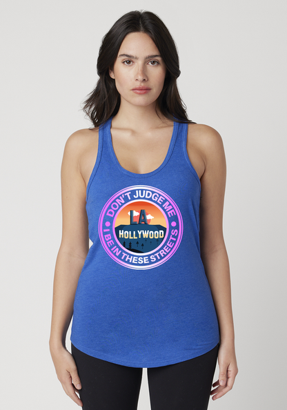 Royal Heather Women's Racerback Tank - Hollywood