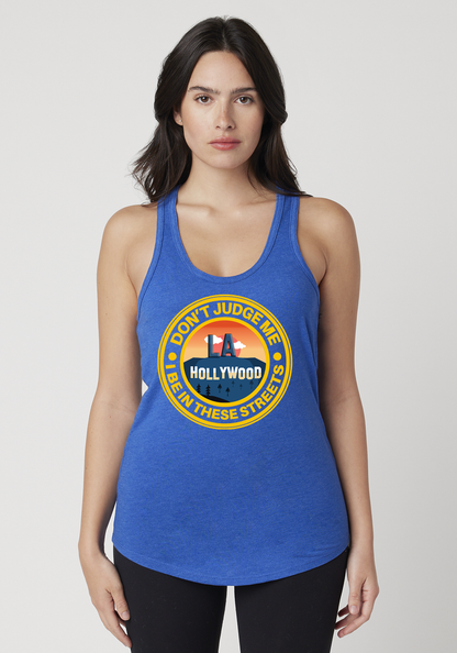 Royal Heather Women's Racerback Tank - Hollywood