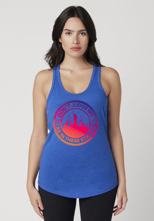 Royal Blue Women's Racerback Tank - The City