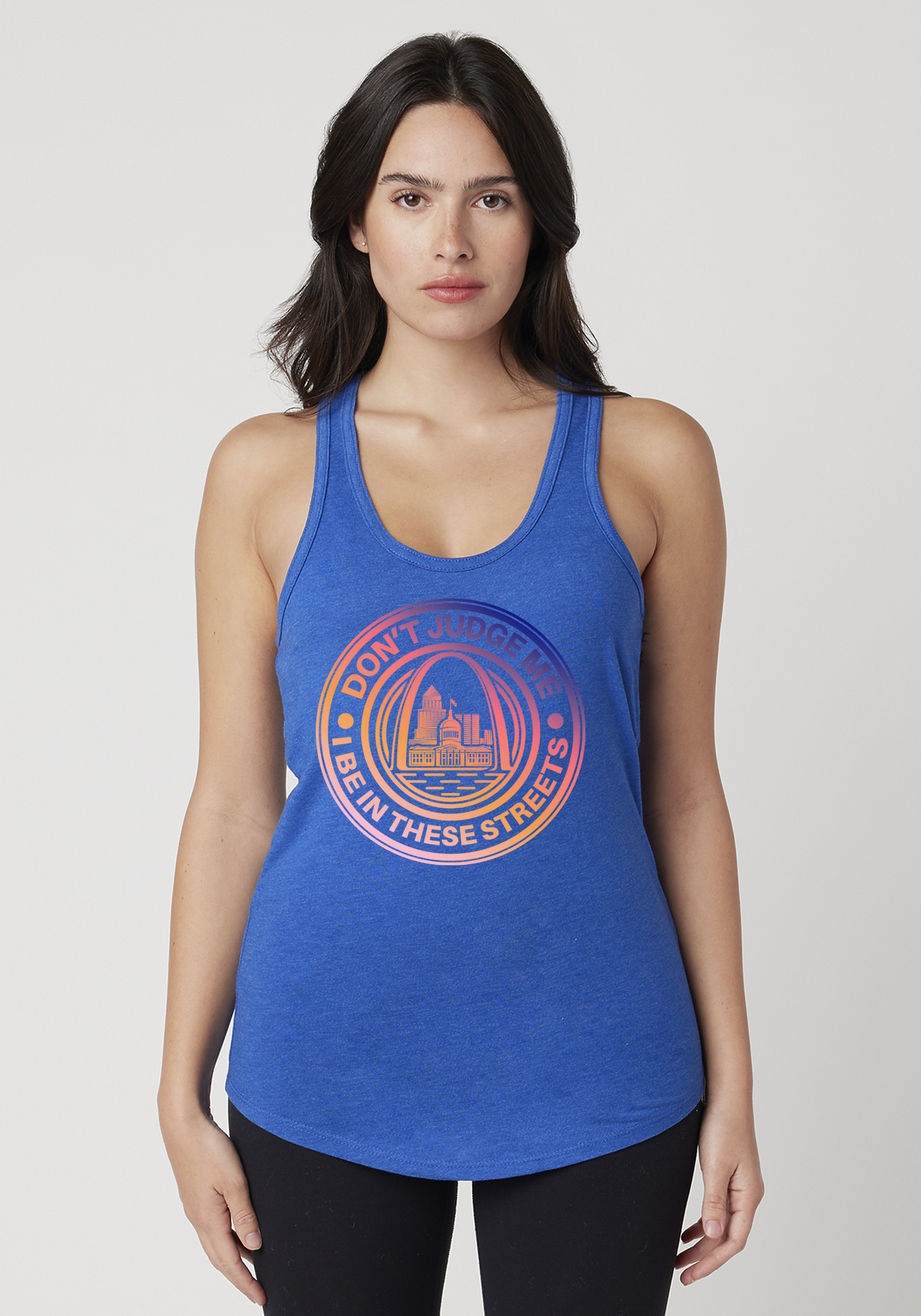 Royal Heather Women's Racerback Tank - The Lou
