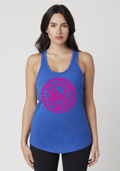 Royal Heather Women's Racerback Tank - The Lou