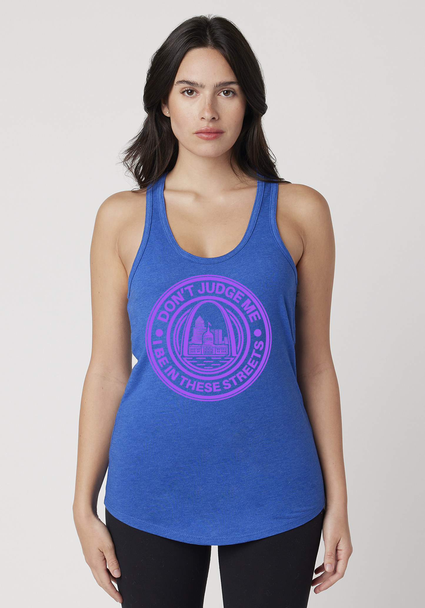 Royal Heather Women's Racerback Tank - The Lou