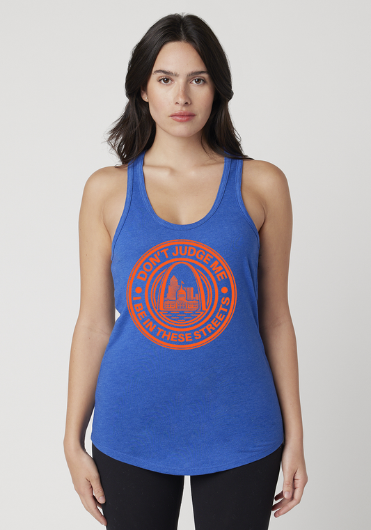 Royal Heather Women's Racerback Tank - The Lou
