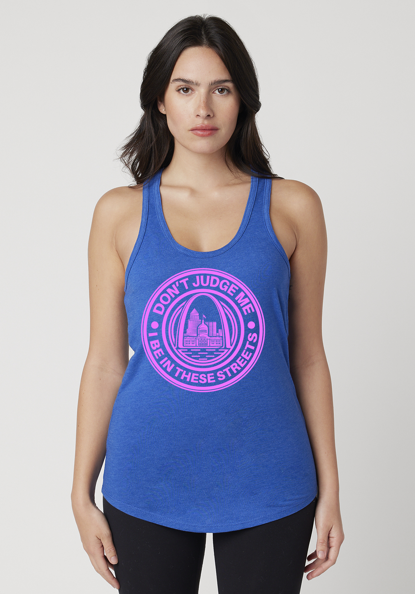 Royal Heather Women's Racerback Tank - The Lou