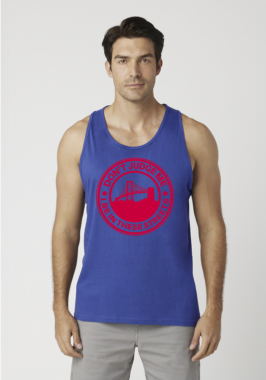 Royal Blue Men's Tank Top - The Town