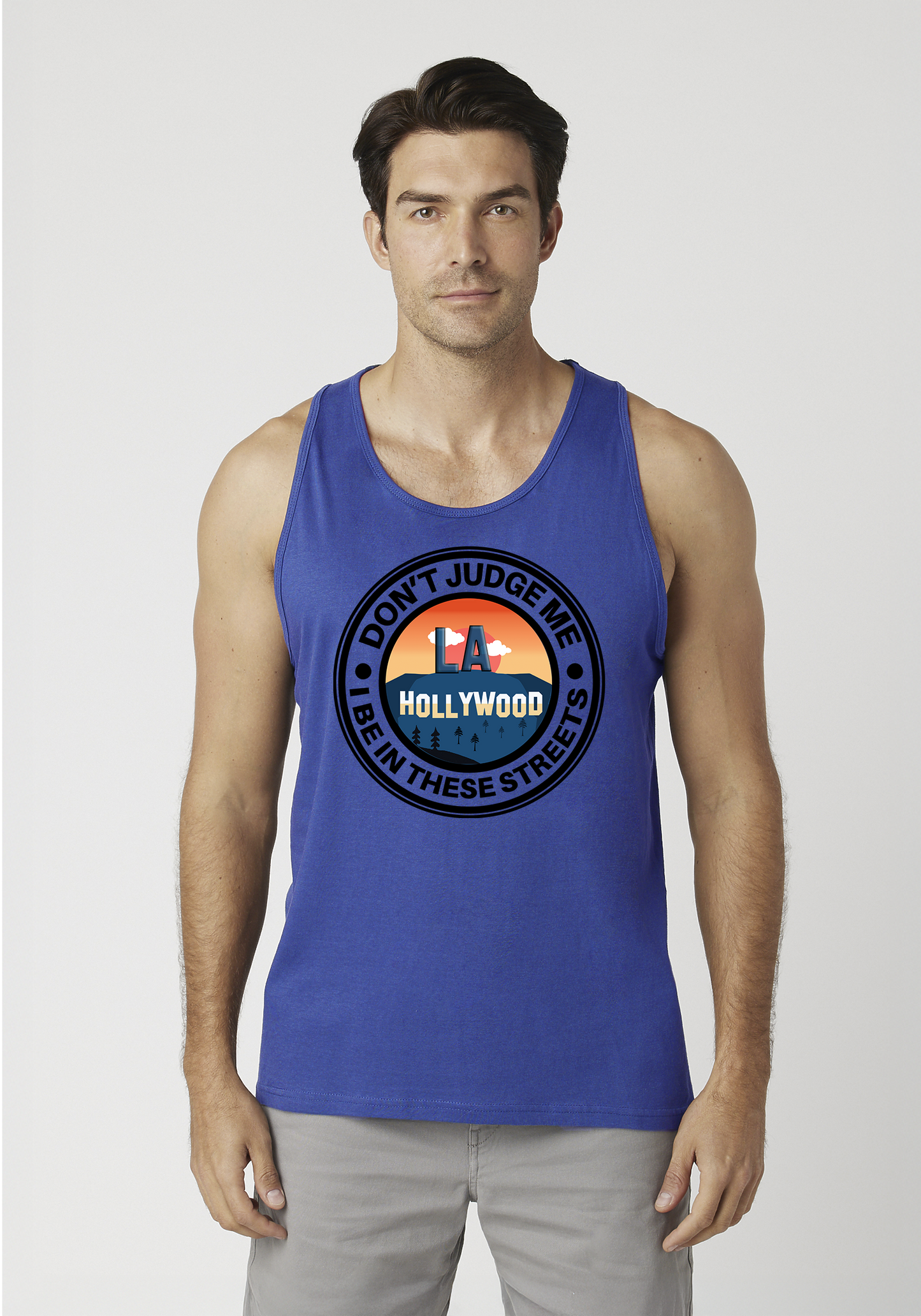 Royal Blue Men's Tank Top - Hollywood