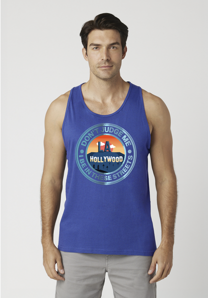 Royal Blue Men's Tank Top - Hollywood