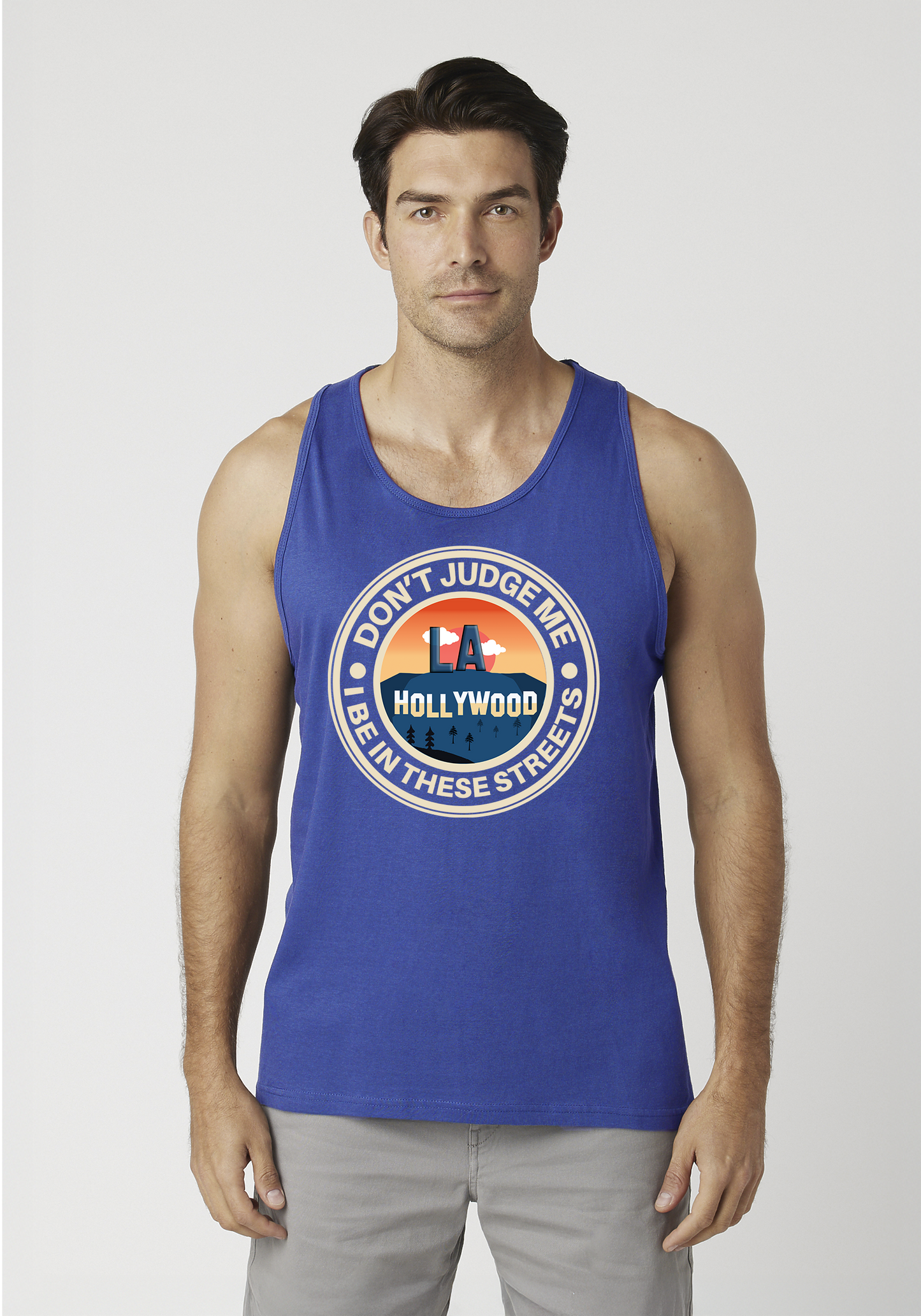 Royal Blue Men's Tank Top - Hollywood