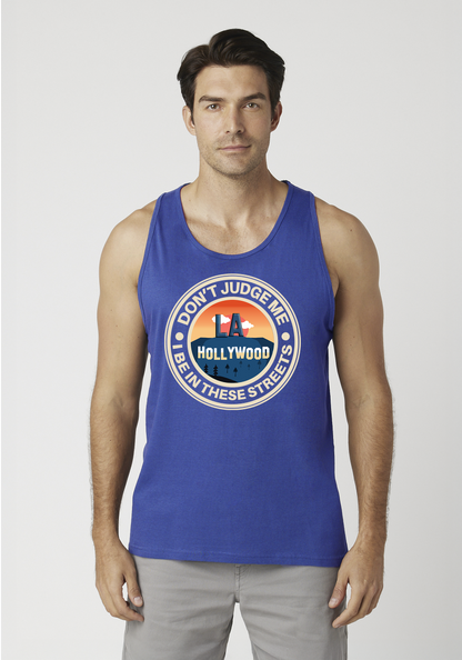 Royal Blue Men's Tank Top - Hollywood