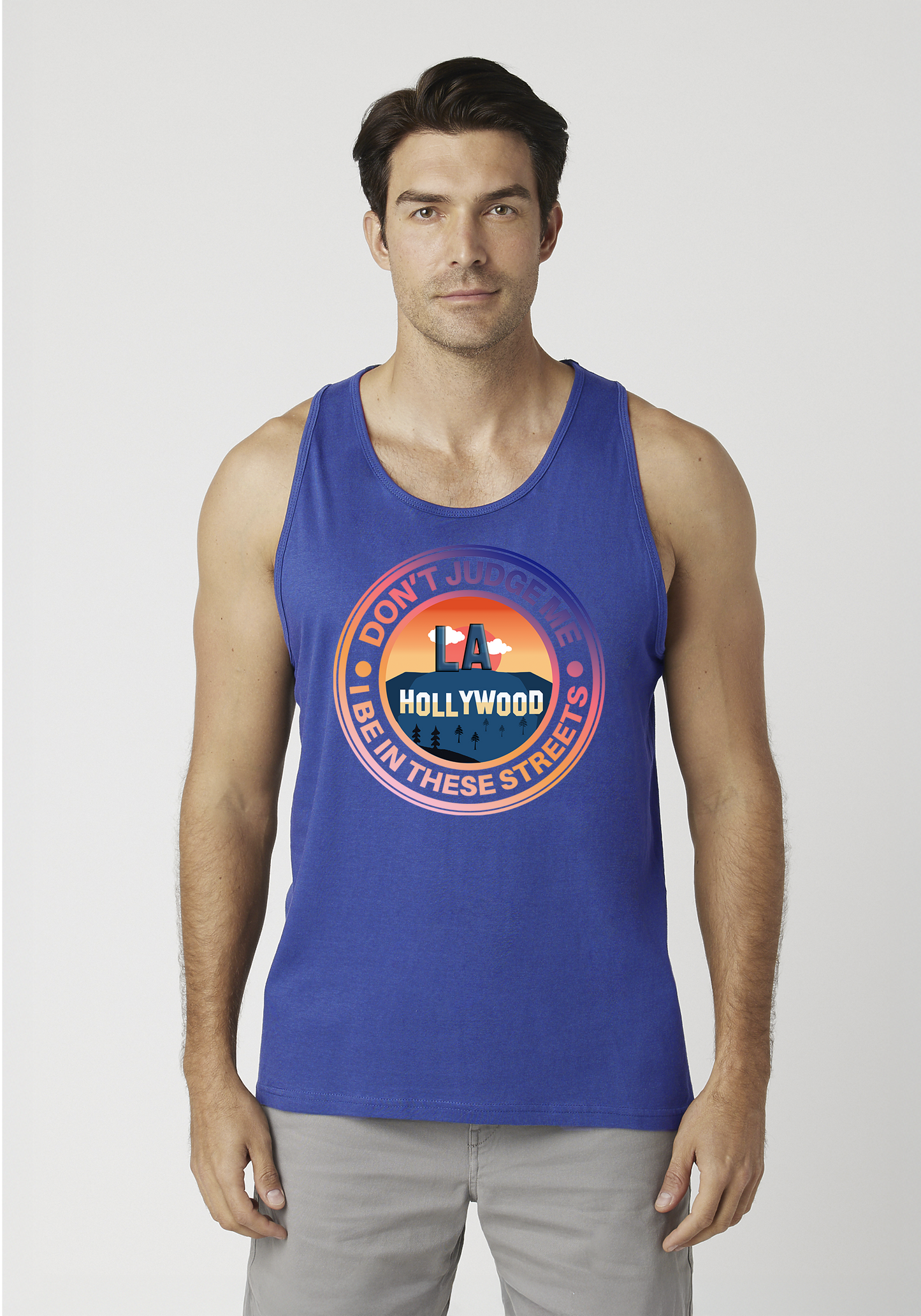 Royal Blue Men's Tank Top - Hollywood