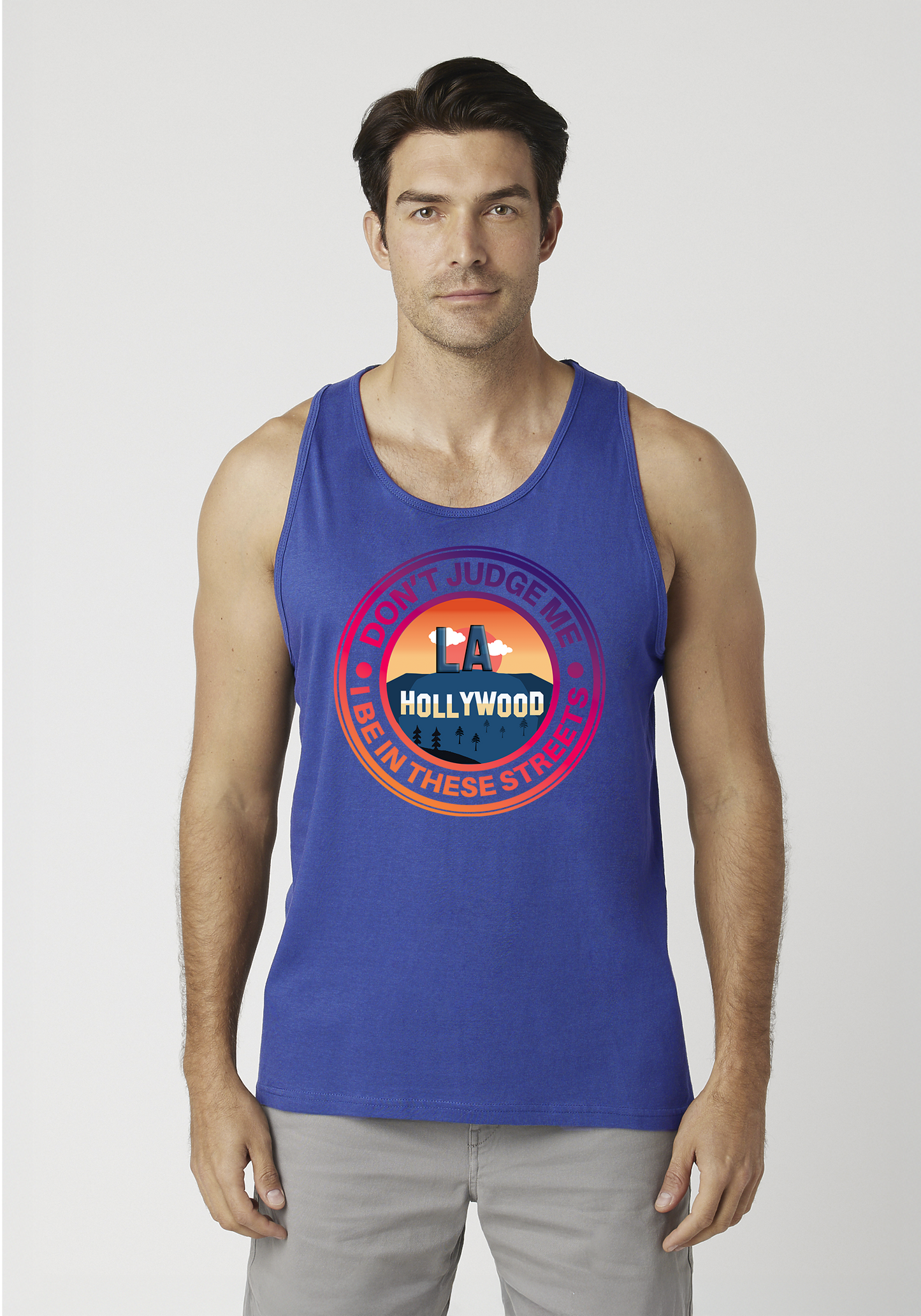 Royal Blue Men's Tank Top - Hollywood