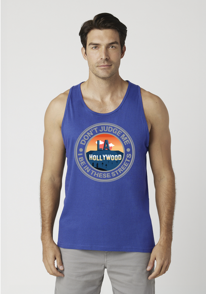 Royal Blue Men's Tank Top - Hollywood