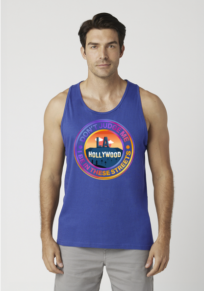 Royal Blue Men's Tank Top - Hollywood