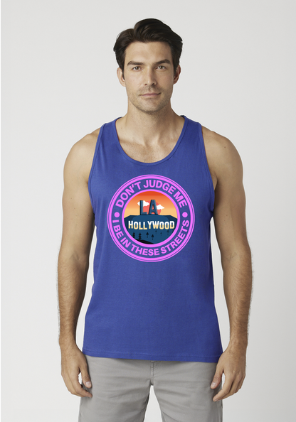 Royal Blue Men's Tank Top - Hollywood