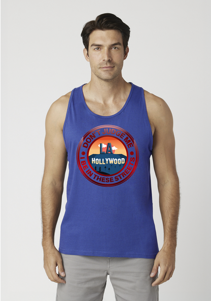 Royal Blue Men's Tank Top - Hollywood