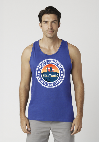 Royal Blue Men's Tank Top - Hollywood