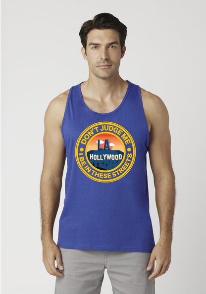 Royal Blue Men's Tank Top - Hollywood