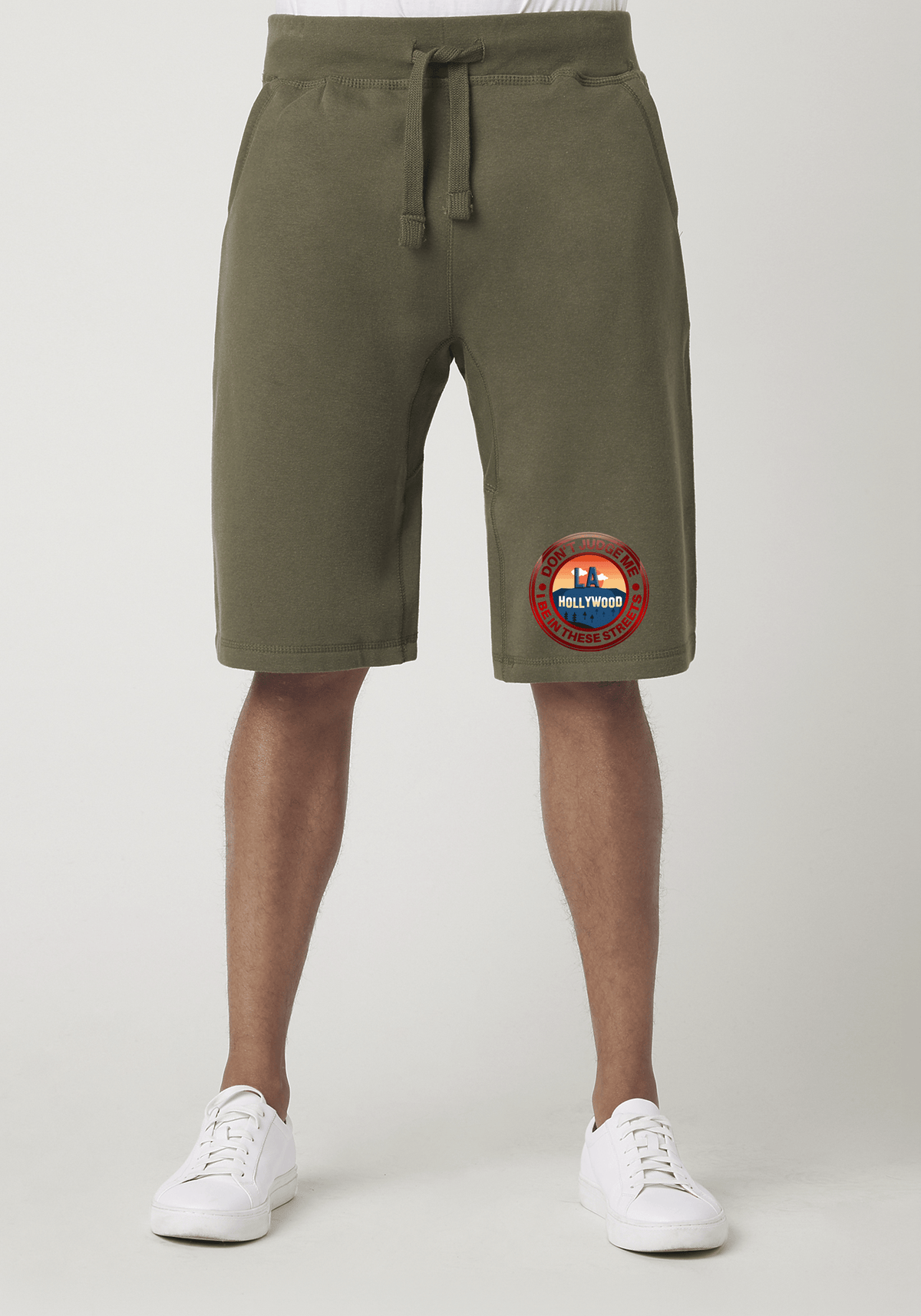 DJMC-UPLOADER:Red-Gradient:Shorts-Military-Green-STREETS-LA-RedGradient.png