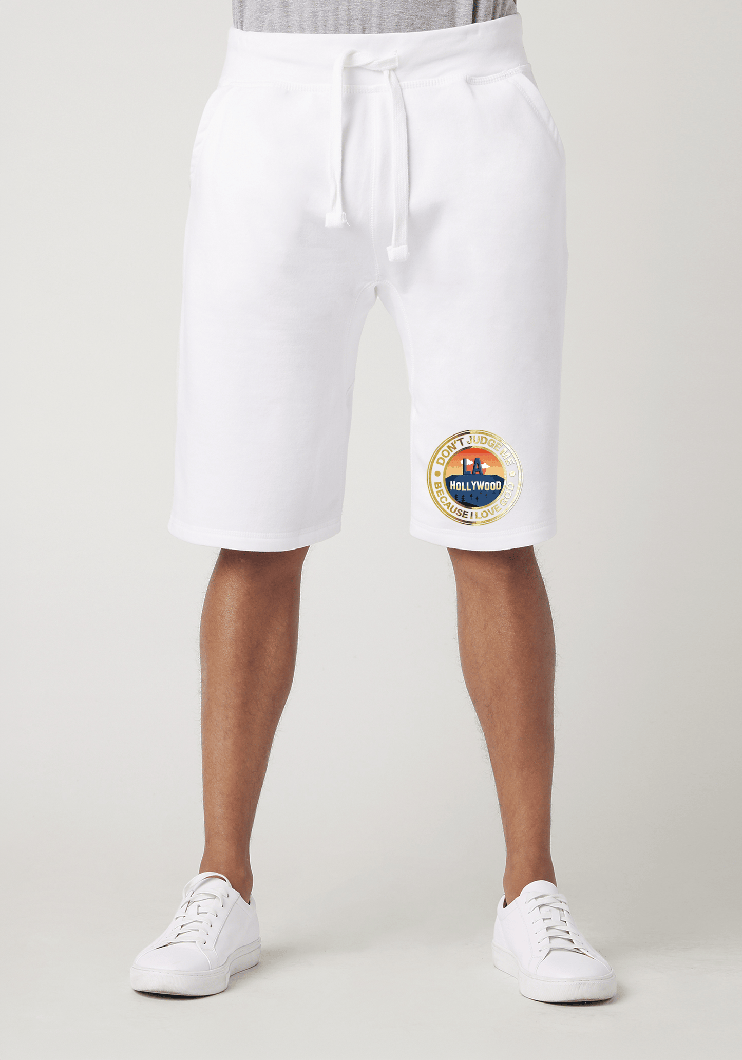 DJMC-UPLOADER:Gold:Shorts-White-GOD-LA-Gold.png