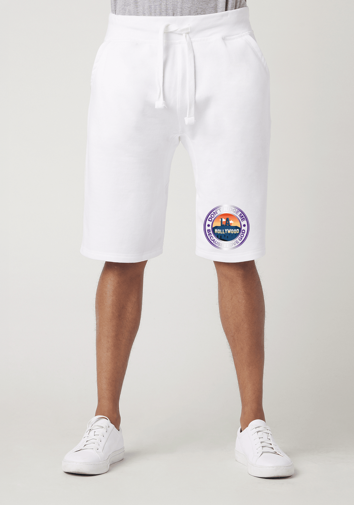 DJMC-UPLOADER:Purple-Gradient:Shorts-White-GOD-LA-PurpleGradient.png